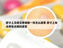 脖子上又痒又疼像癣一样怎么回事 脖子上有点疼有点痒的感觉