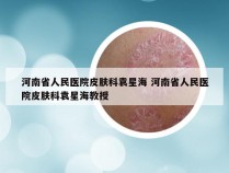 河南省人民医院皮肤科袁星海 河南省人民医院皮肤科袁星海教授