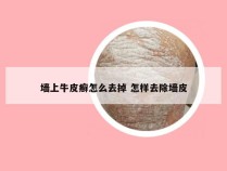 墙上牛皮癣怎么去掉 怎样去除墙皮